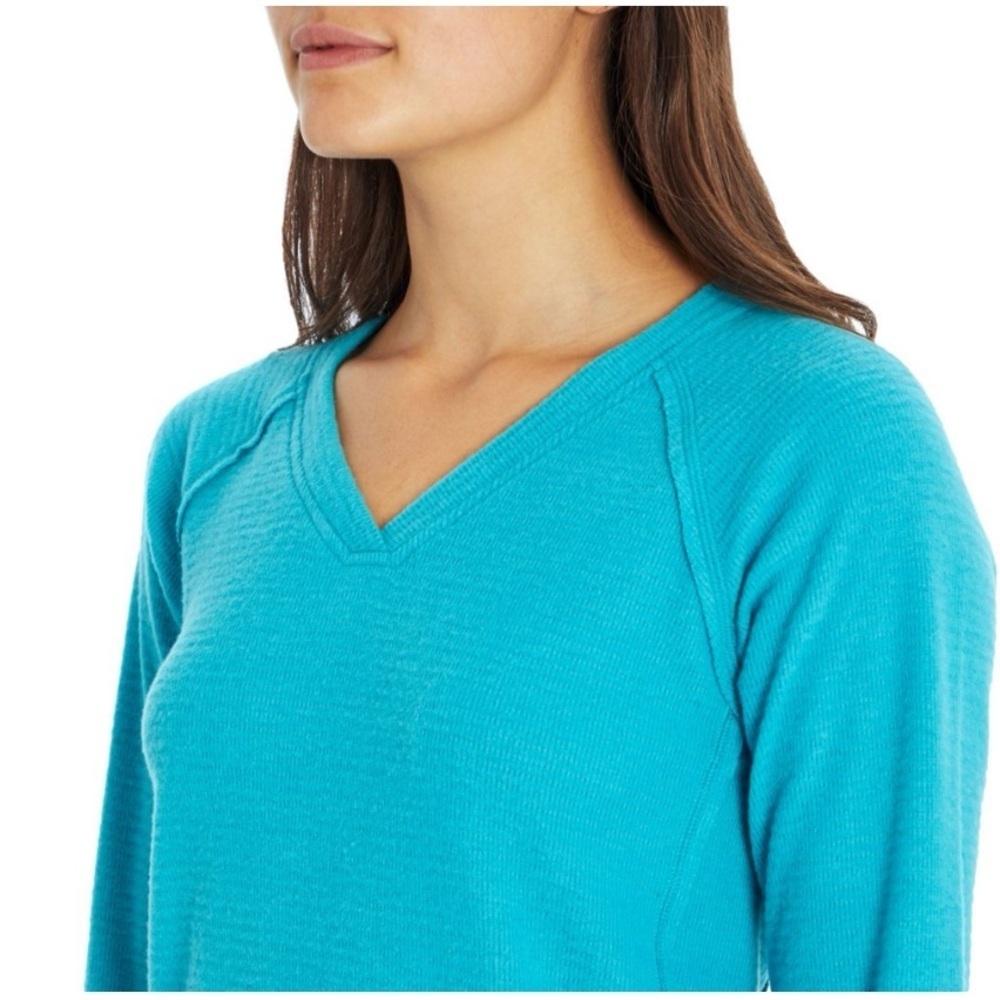 Wildfox Women’s Haley Brushed Waffle Top – Teal
Size Medium - Picture 3 of 10